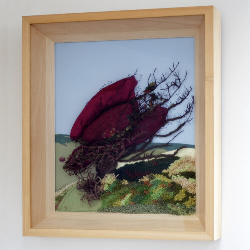 Hawthorn Bush Creative Hand Embroidery by Jessica Coote