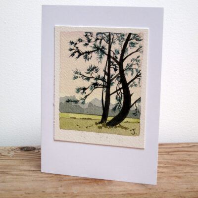 Sussex Trees - Original Watercolour Painting by Jessica Coote