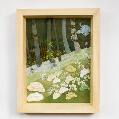 Forest – Hand Embroidered Landscape by Jessica Coote